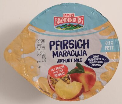 Joghurt mild Pfirsich Maracuja 0,1% Fett