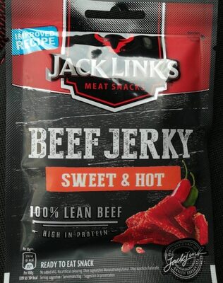Beef Jerky Sweet Hot front packaging