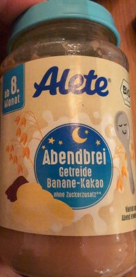 Abendbrei - Getreide-Banane-Kakao