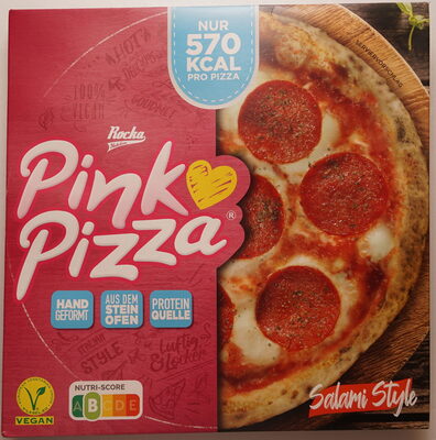 Pink Pizza Salami Style