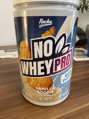 No Whey Pro Vanilla Cookie front packaging