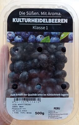 Kulturheidelbeeren