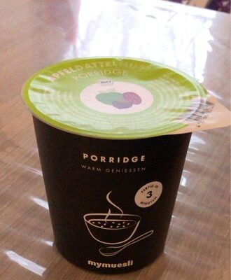 Apfeldattelnuss porridge