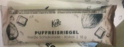 Barre de riz chocolat blanc