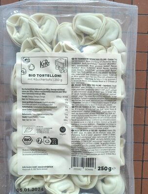 Bio tortelloni mit Räuchertofu