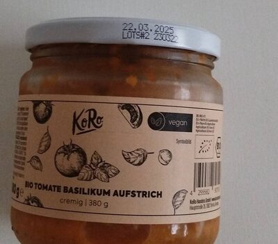 Bio Tomate Basilikum Aufstrich