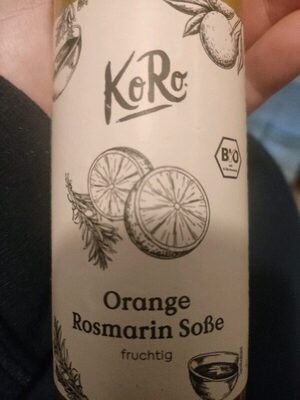 Orange Rosmarin Soße