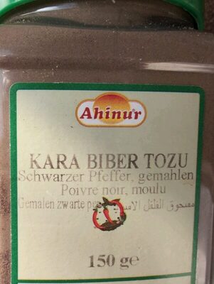 kara biber tozu, (gemahlener, schwarzer Pfeffer)