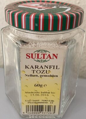 Nelken gemahlen front packaging