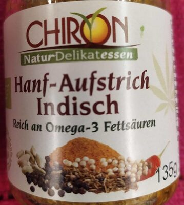 Hanf-Aufstrich Indisch front packaging