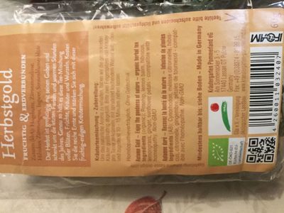 Jahreszeitentee Herbstgold