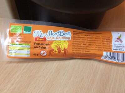 Mr. MeatBeat's front packaging