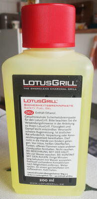 Lotusgrill Sicherheitsbrennpaste