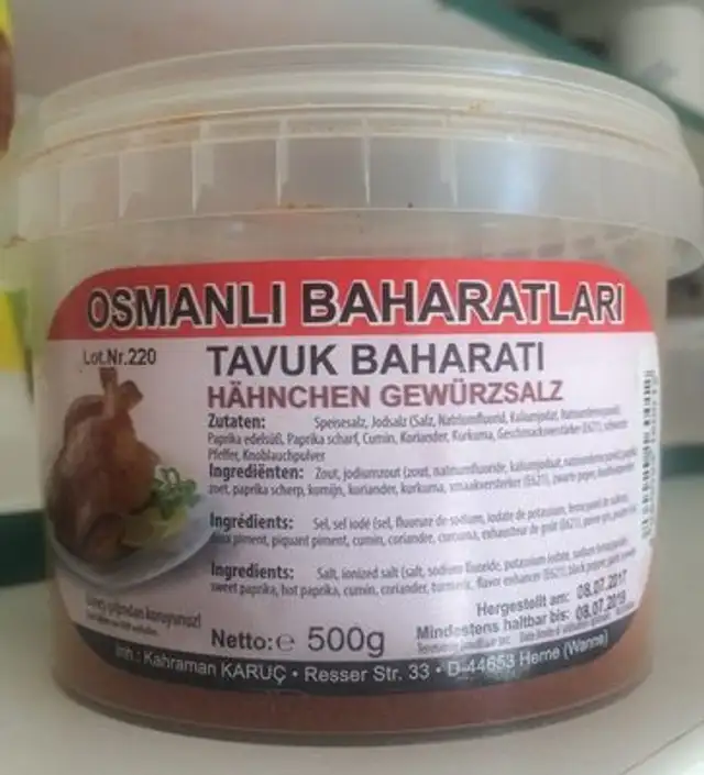 Osmanli Chicken Spices