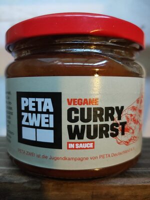 Vegane Currywurst in Sauce