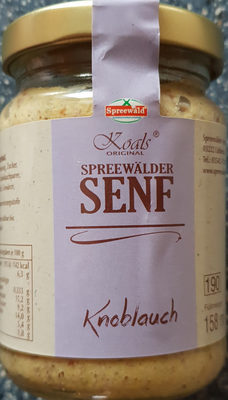 Spreewälder Senf Knoblauch