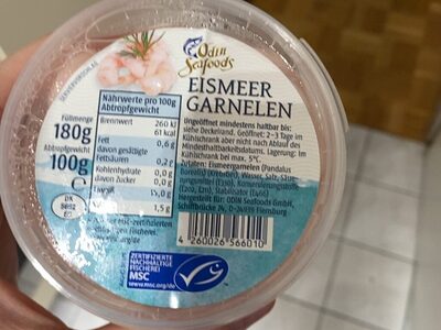 Eismeer Garnelen front packaging