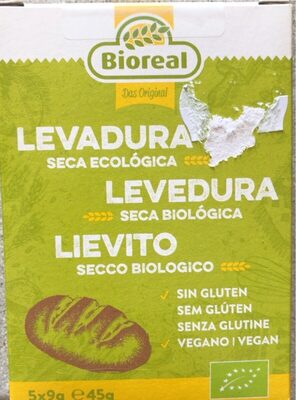 Levadura Activa Seca 5X9GR Bio - Bioreal