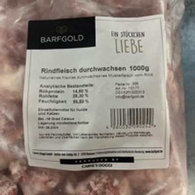 Rindfleisch fettig