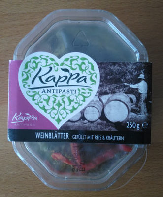 Weinblätter gefüllt mit Reis & Kräutern