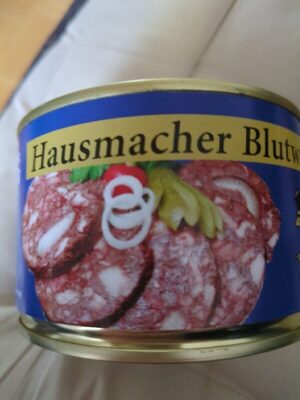 Hausmacher-Blutwurst front packaging