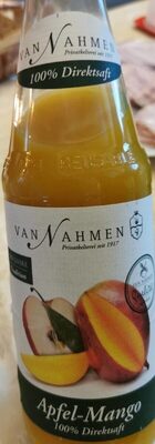 Van Nahmen - Apfel-Mango Direktsaft front packaging
