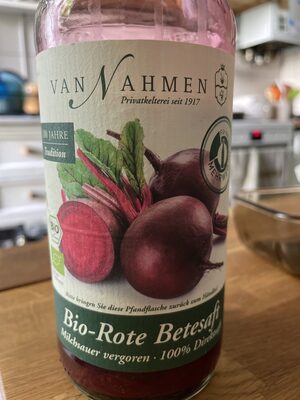 Bio-Rote Betesaft front packaging
