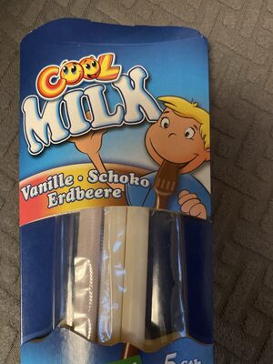 Cool Milk Vanille Erdbeer Schoko front packaging
