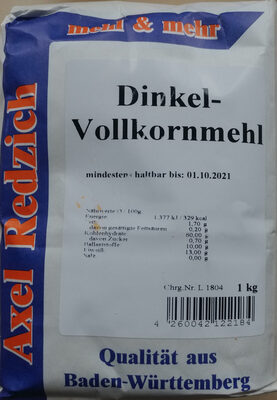 Dinkel-Vollkornmehl