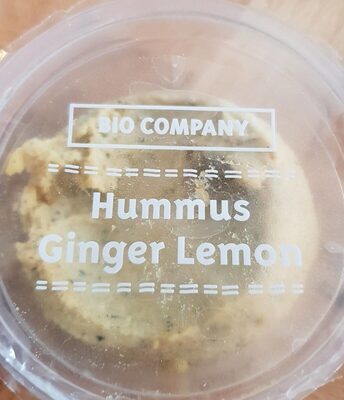 Hummus ginger lemon