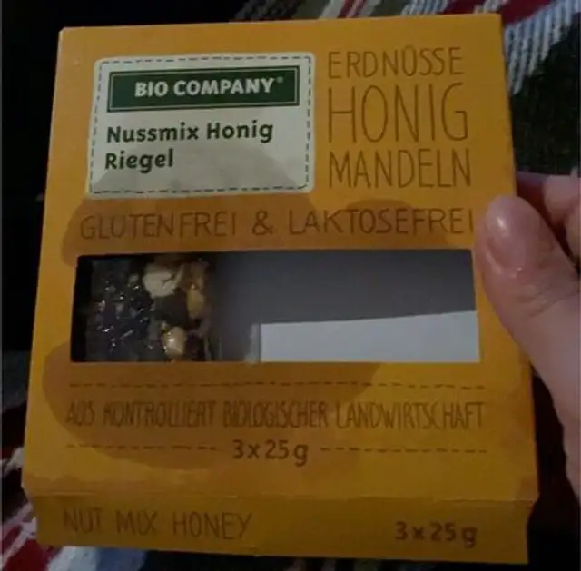 Nut mix honey front packaging
