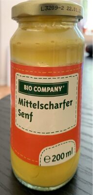 Mittelscharfer Senf front packaging
