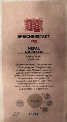 Speicherstadt Tee Nepal Narayan