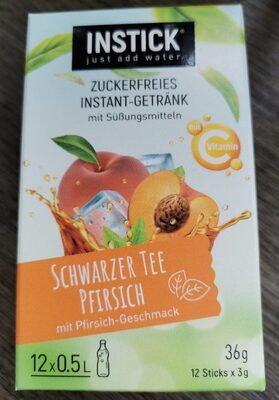 Instick schwarzer Tee Prirsich