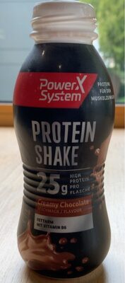 Power X System protein shake front packaging