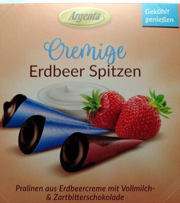 Cremige Erdbeer Spitzen