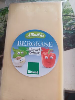 Bergkäse front packaging