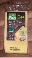 Bioland Bergkäse am Stück