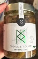Grüne Kreta-Oliven