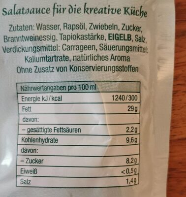 Sylter Salatfrische Salatsauce