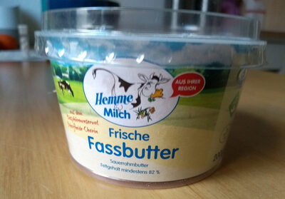 Hemme Milch Fassbutter aus Sauerrahm 4260055880088 Sauerrahmbutter mind. 82% Fett