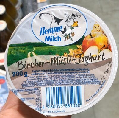 Bircher Müsli front packaging
