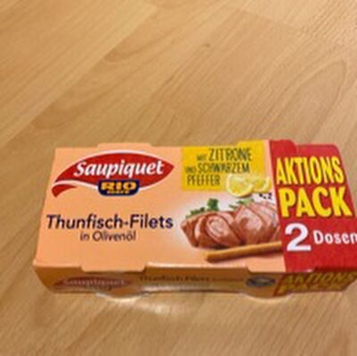 Tuhnfisch-Filets in Olivenöl mit Zitrone und Schwarzem Pfeffer