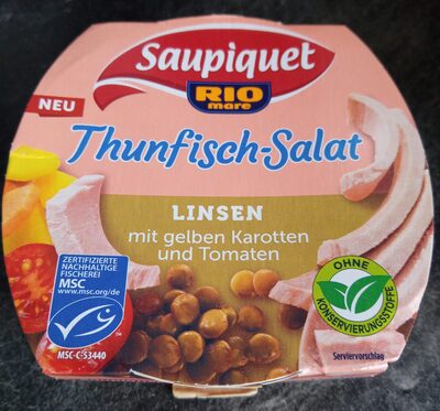 Thunfisch-Salat Linsen