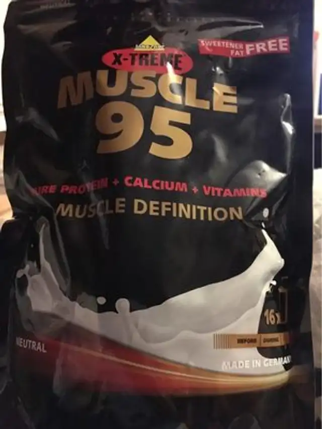 Inko X-treme Muscle 95 nutrition facts table