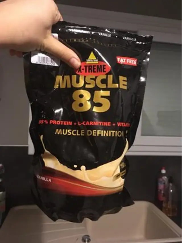Inkospor X-treme Muscle 85, Vanille, Pulver nutrition facts table