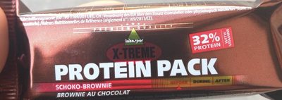 Protein Pack, Schoko-brownie front packaging