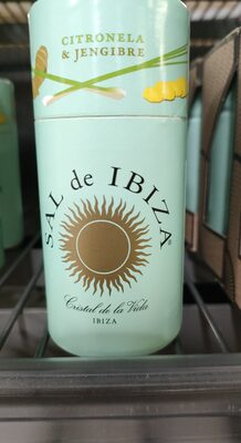Sal De Ibiza Citronnelle Et Gingembre front packaging