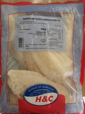 Pazifische Schollenfilets natur