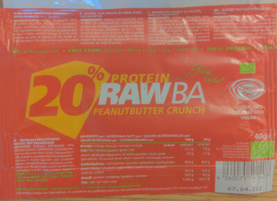 Protein Bar Peanutbutter Crunch